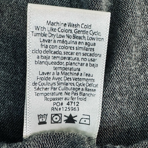 Beyond Yoga Dream Knit Long Sleeve Lightweight Modal Charcoal Gray SZ Large - Picture 6 of 11